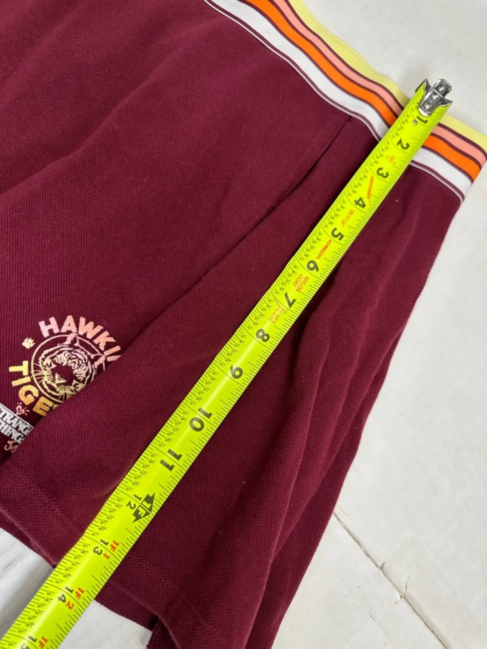 Justice‎ x Stranger Things Pleated Skirt Hawkins Tigers Youth Girls Large 12/14
